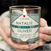 Personalised The Perfect Match Jar Candle Extra Image 1 Preview